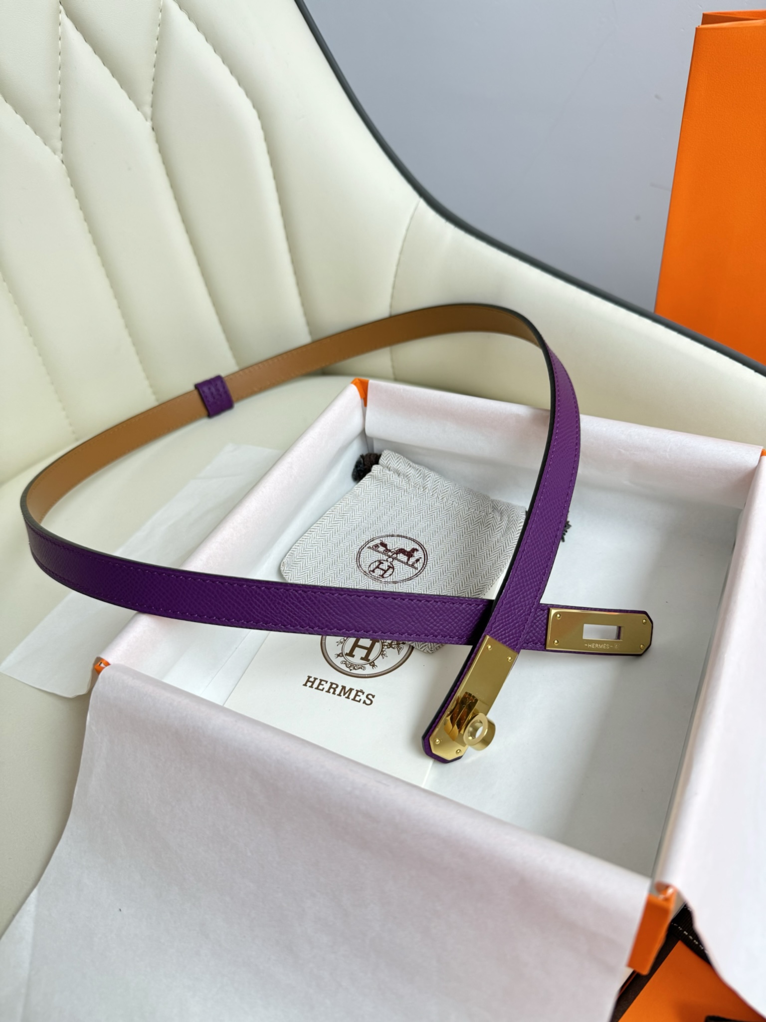 Hermès Female Basic Belt Adjustable 8mm