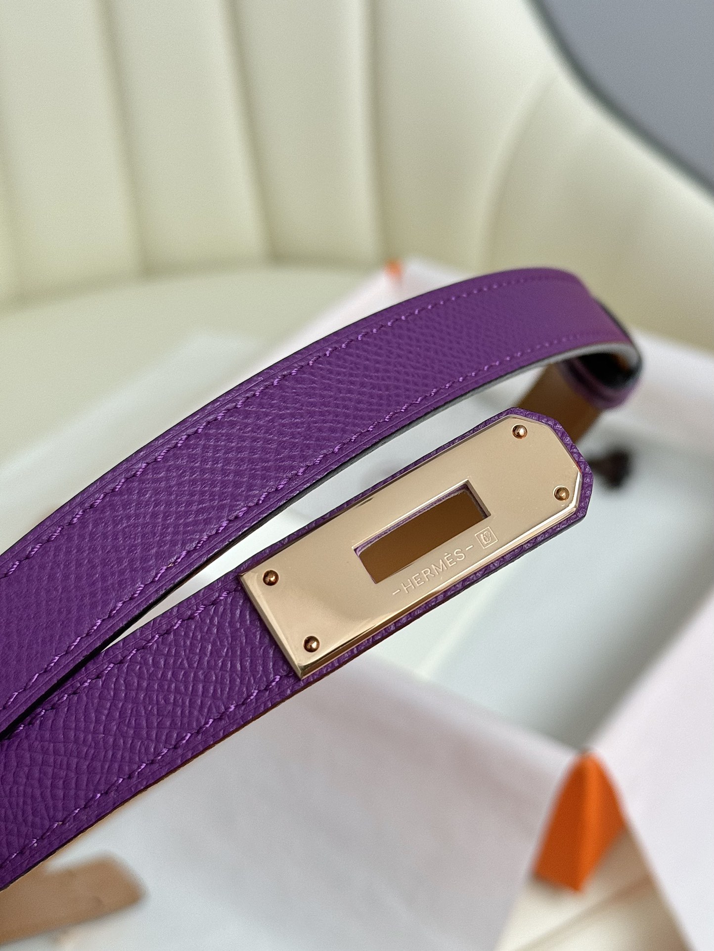 Hermès Female Basic Belt Adjustable 8mm