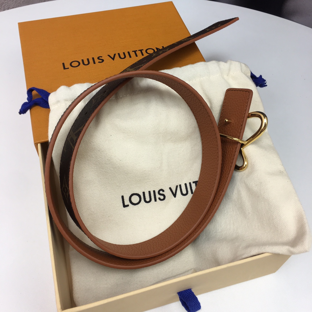 Louis Vuitton Female Basic Belt Cow Leather M