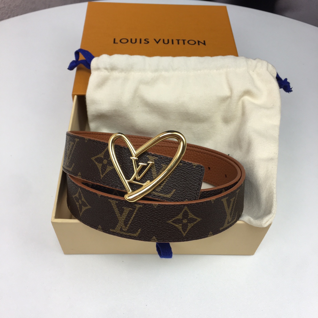 Louis Vuitton Female Basic Belt Cow Leather M