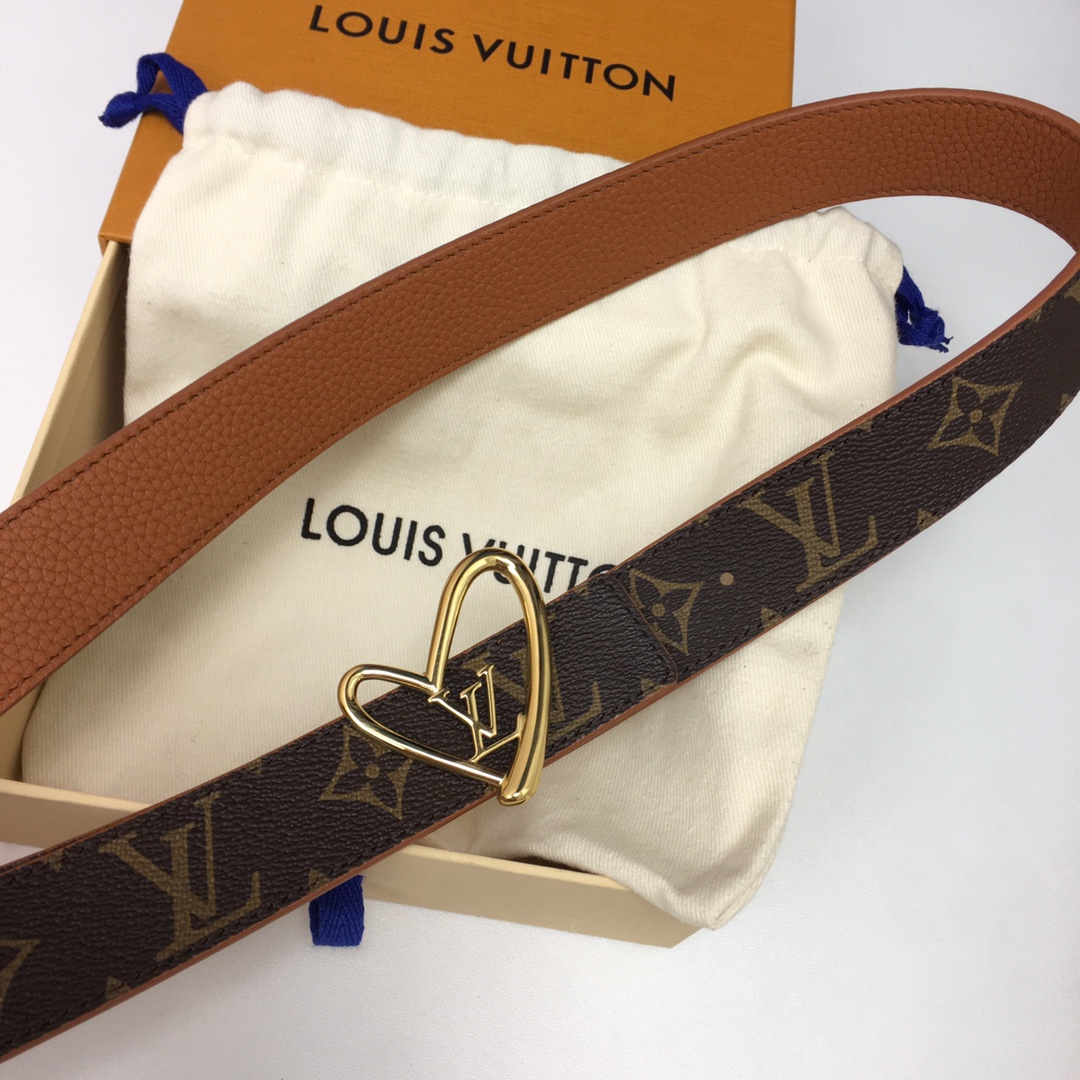 Louis Vuitton Female Basic Belt Cow Leather M