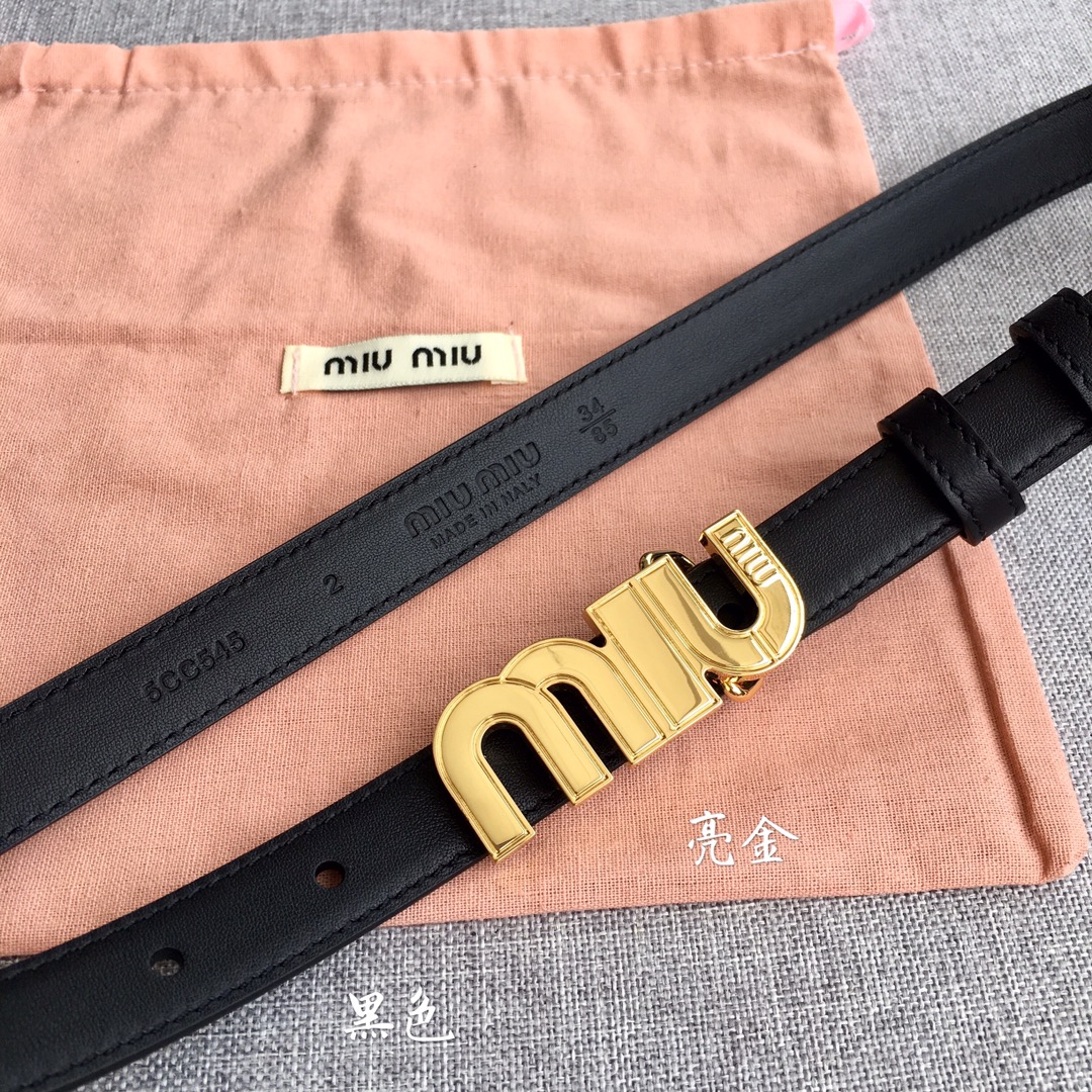 Miu Miu Female Basic Belt M