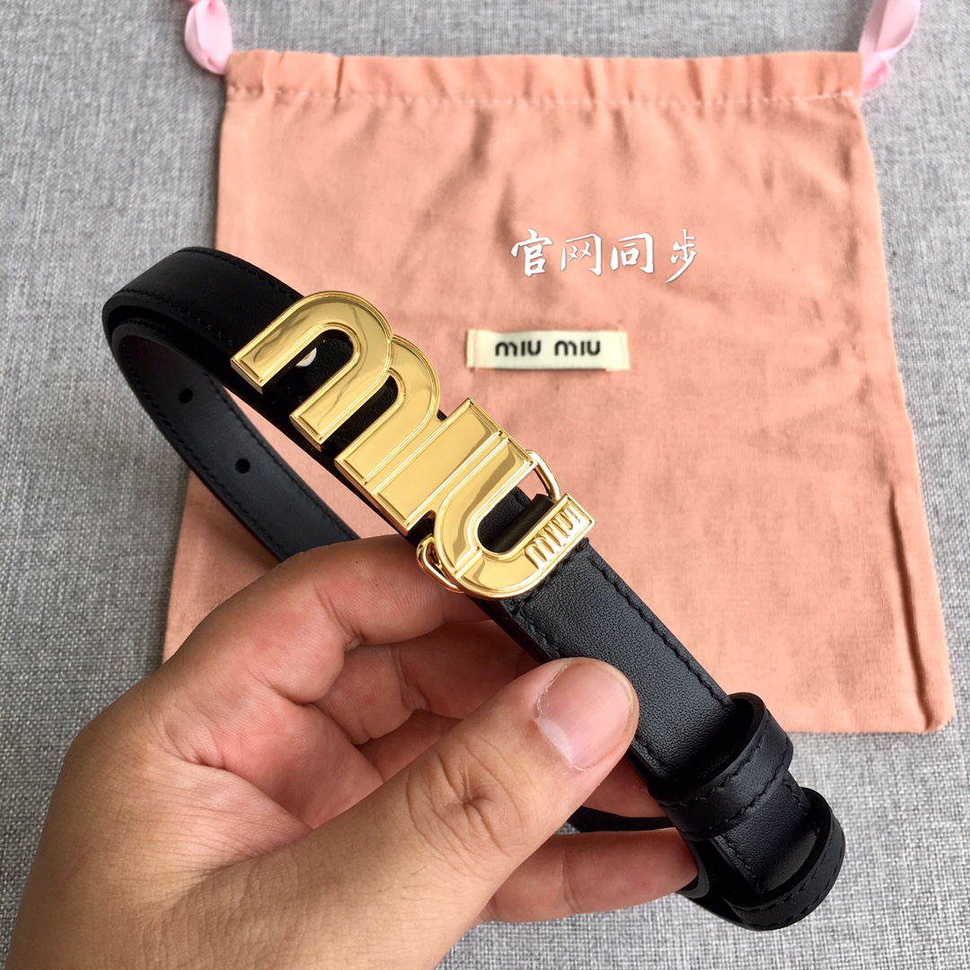 Miu Miu Female Basic Belt M