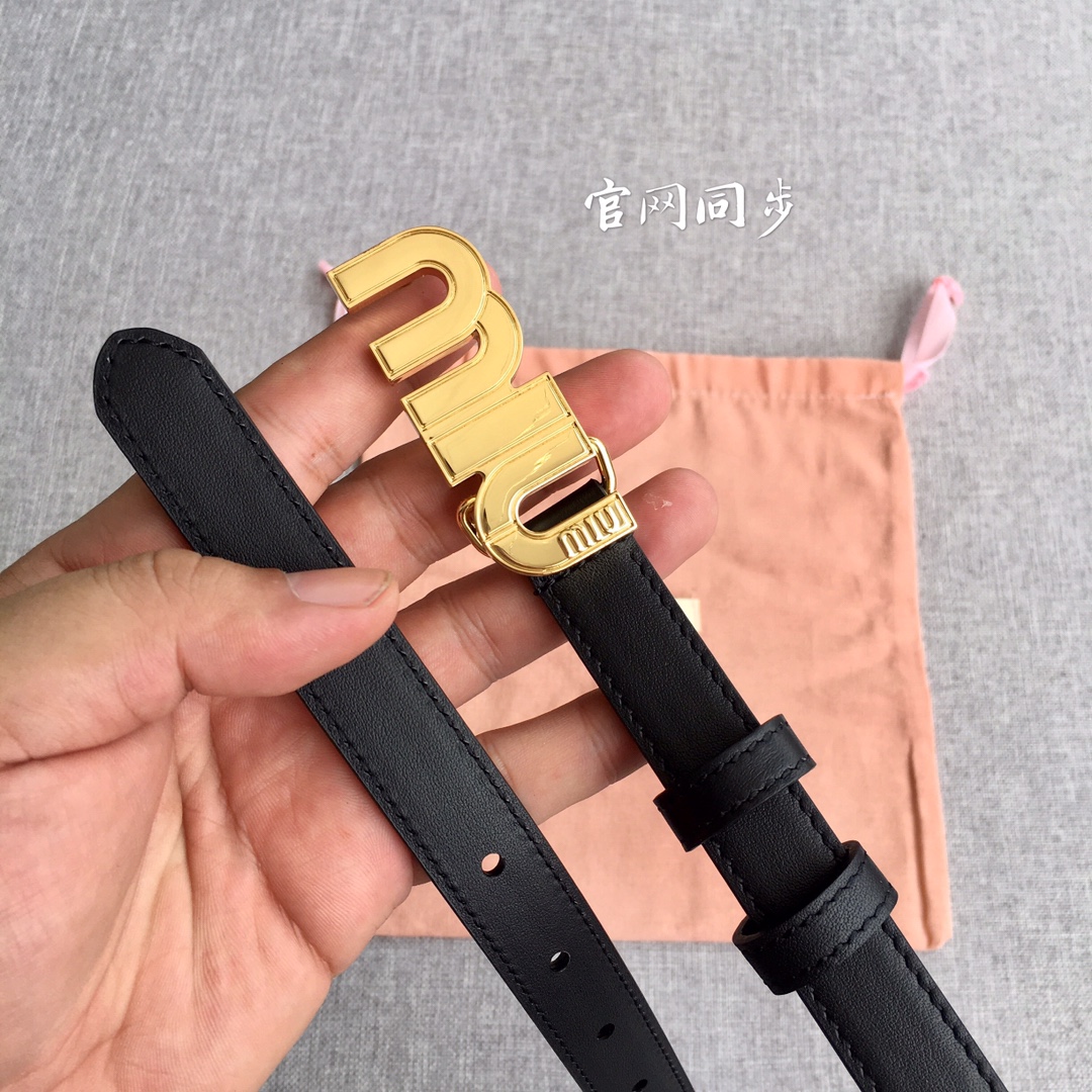 Miu Miu Female Basic Belt M