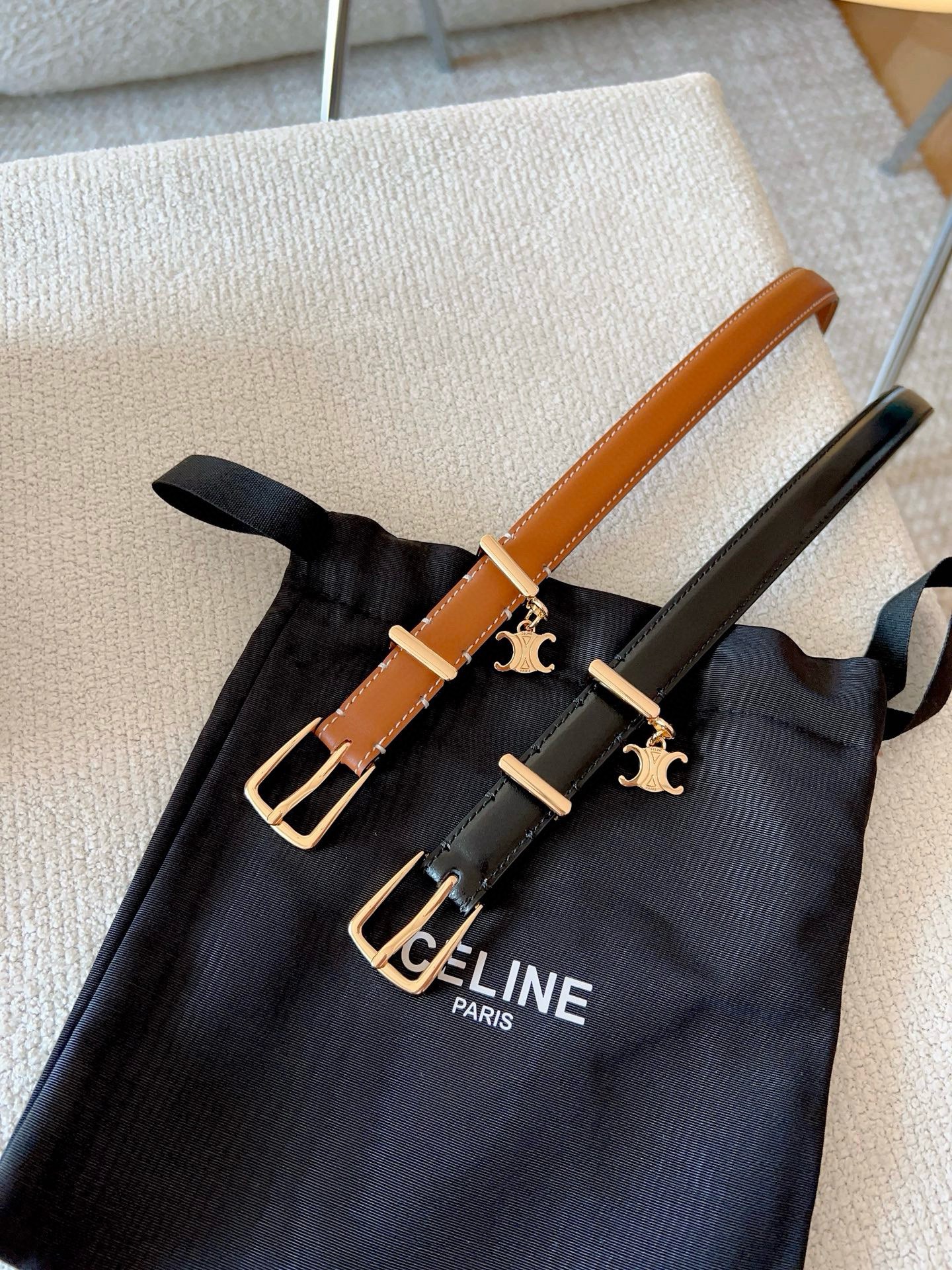 Celine Female Pin Buckle Belt M-l