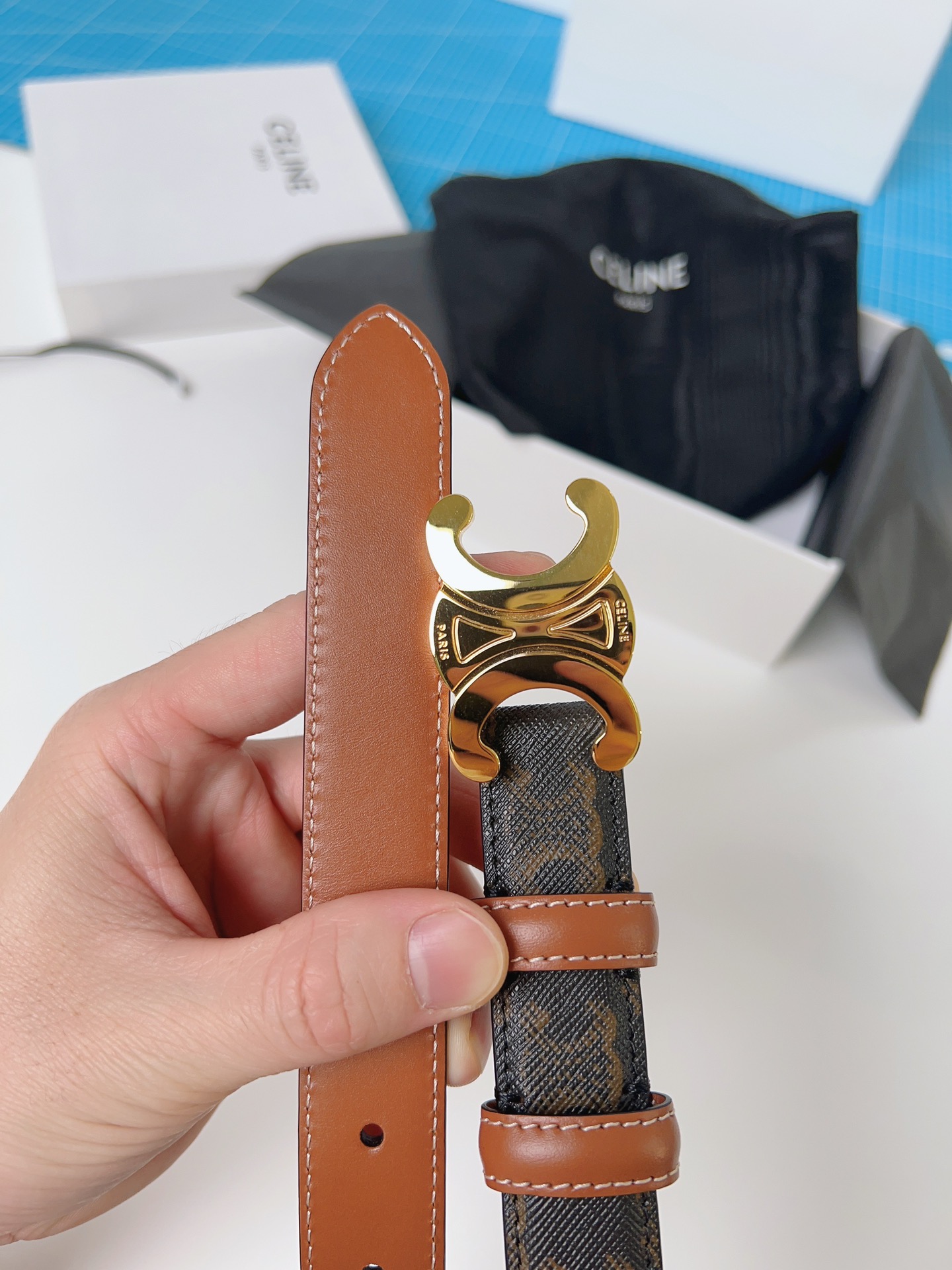 Celine Female Basic Belt Cow Leather M-l