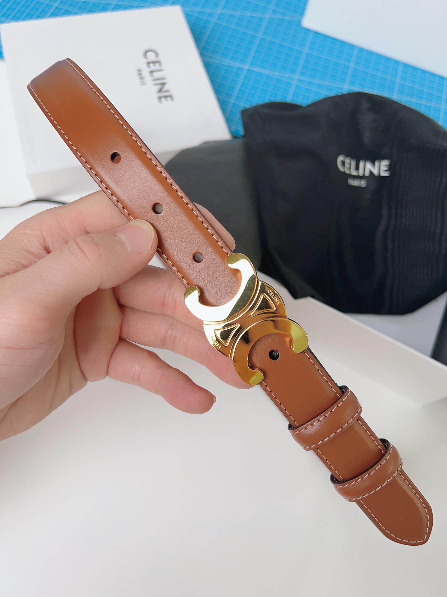 Celine Female Basic Belt Cow Leather M-l