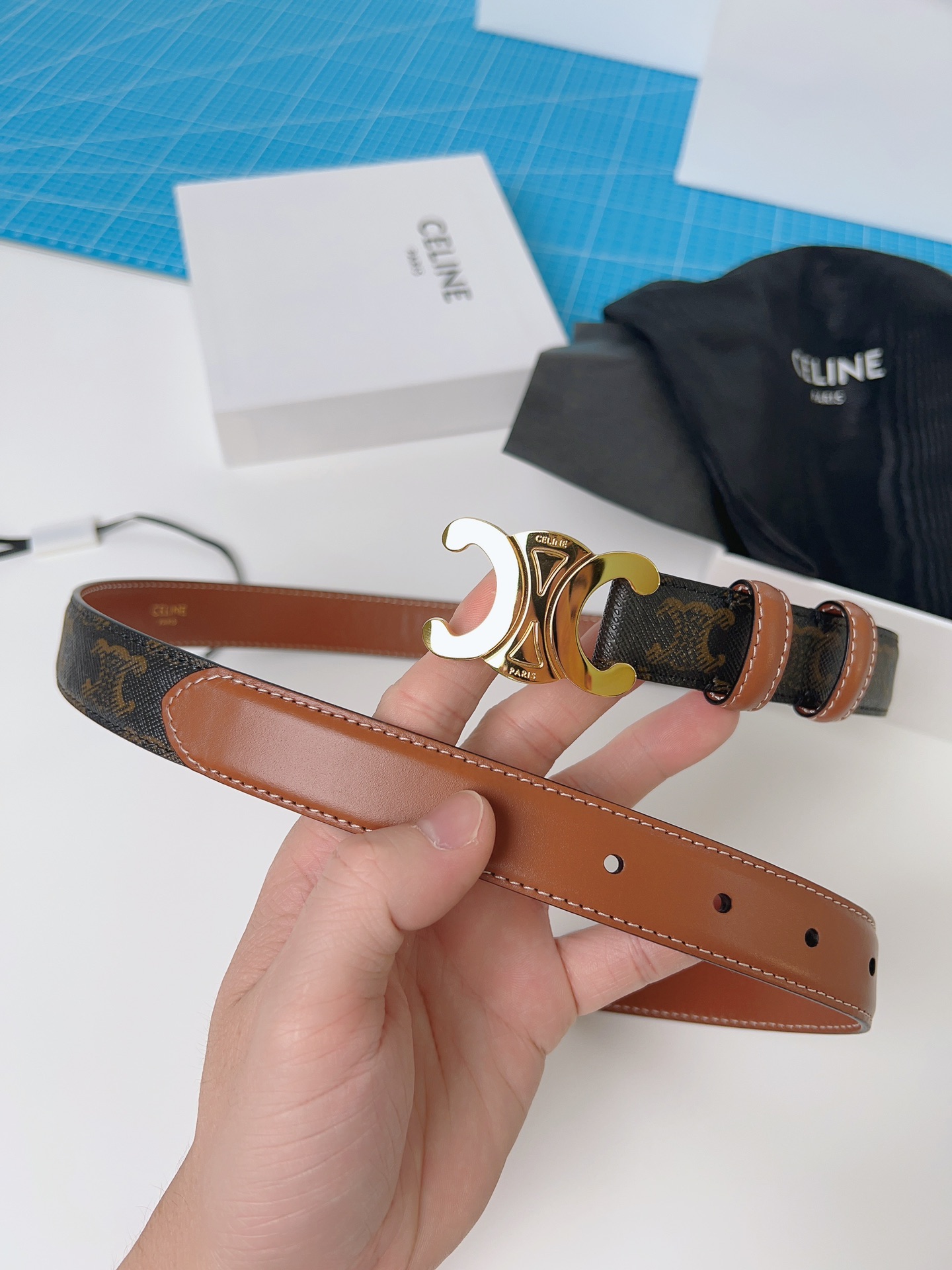 Celine Female Basic Belt Cow Leather M-l