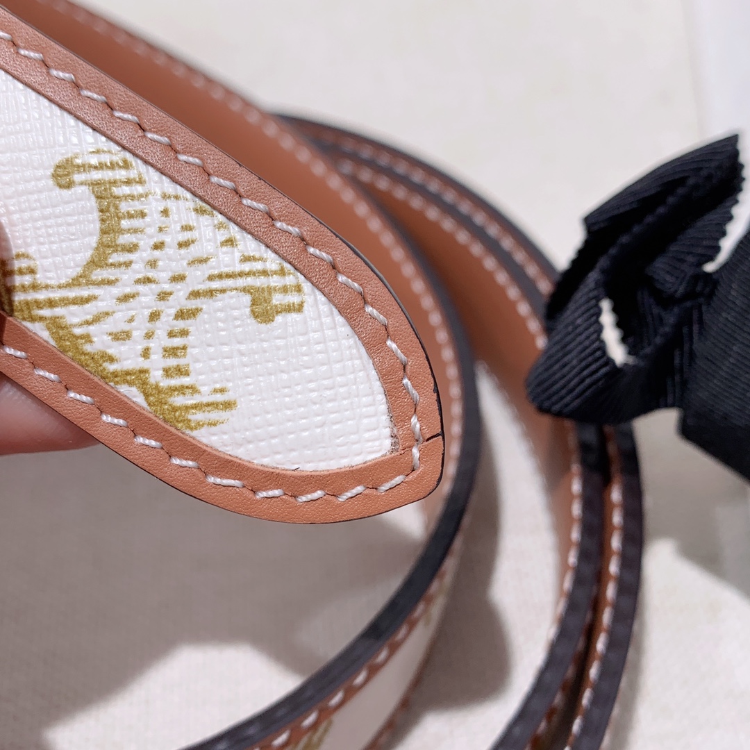 Celine Female Leather Belt Cow Leather M-l