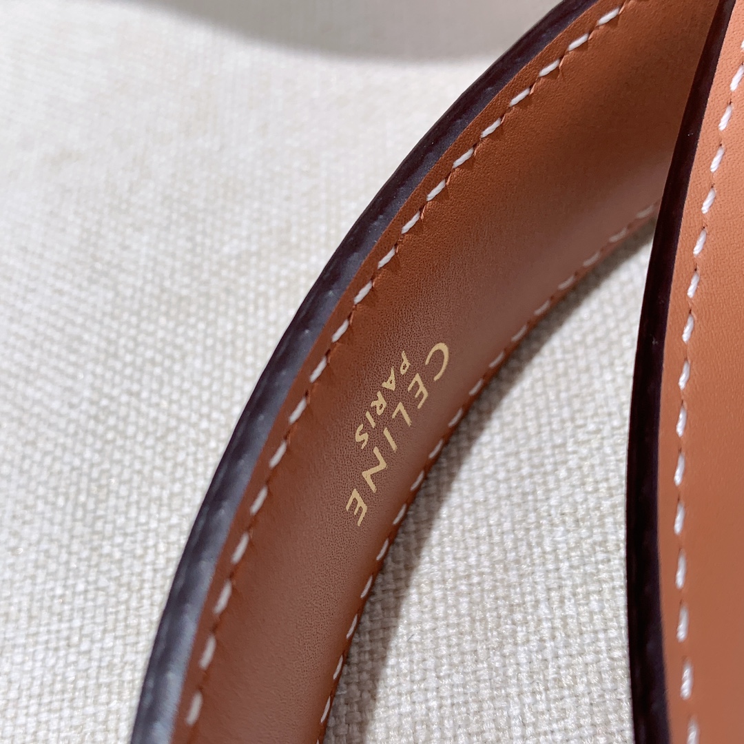 Celine Female Leather Belt Cow Leather M-l