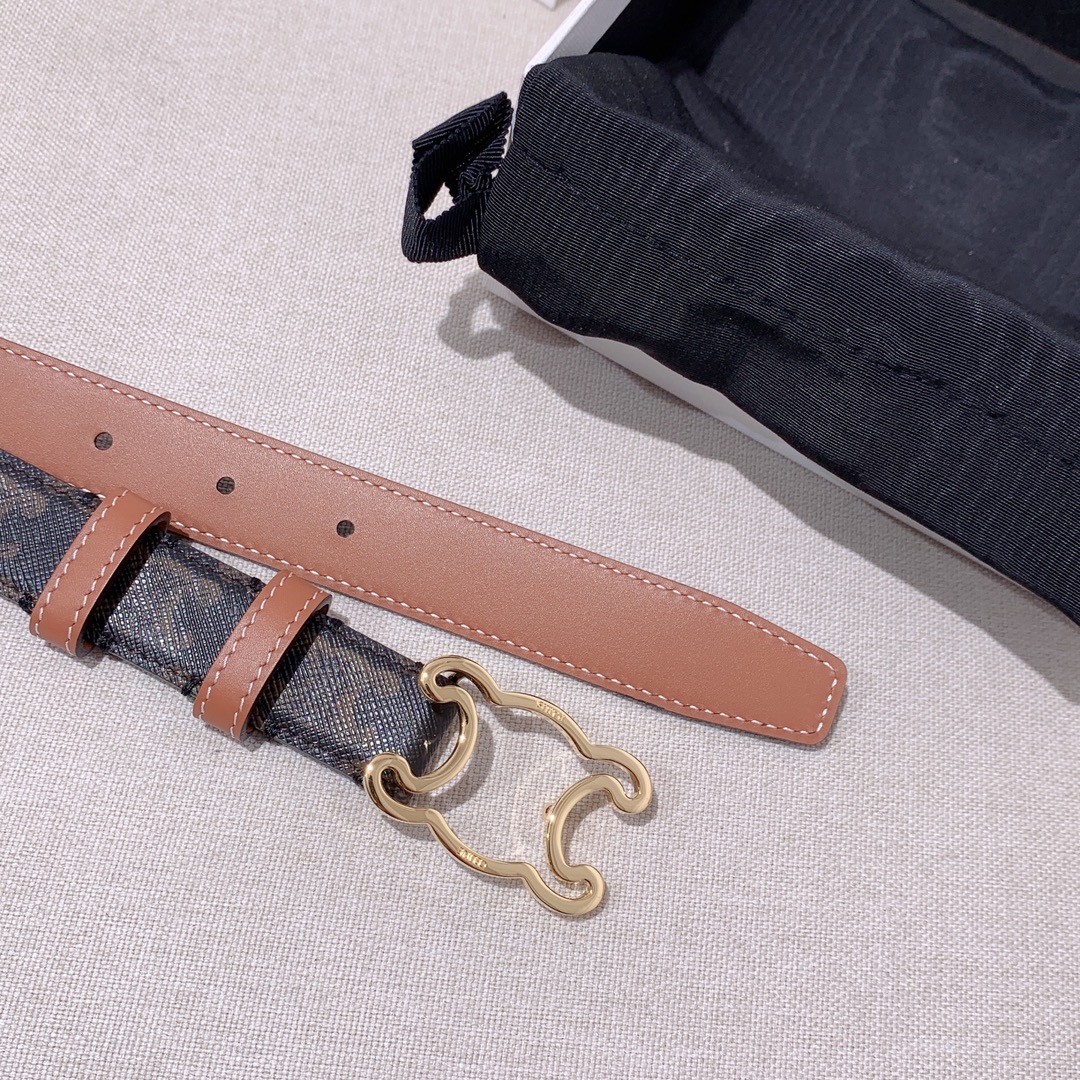 Celine Female Leather Belt Cow Leather M-l