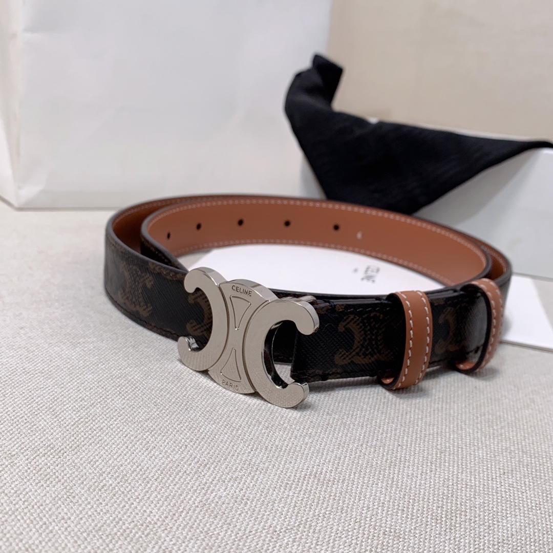 Celine Female Leather Belt Cow Leather M-l