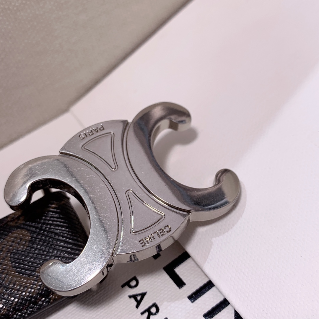 Celine Female Leather Belt Cow Leather M-l