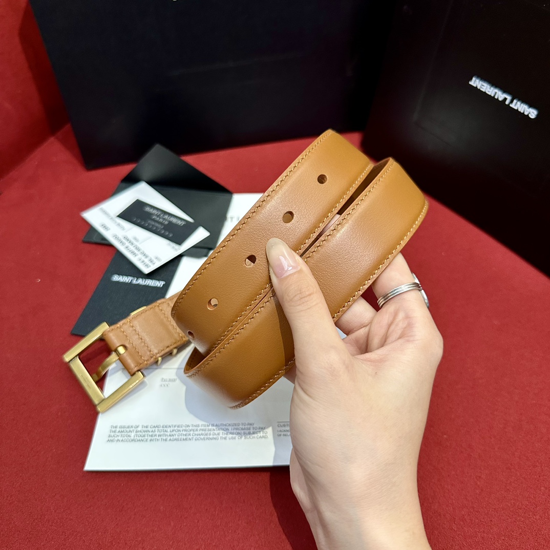 Saint Laurent Female Basic Belt 0mm-s-m-l