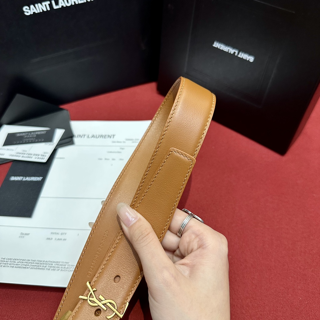 Saint Laurent Female Basic Belt 0mm-s-m-l