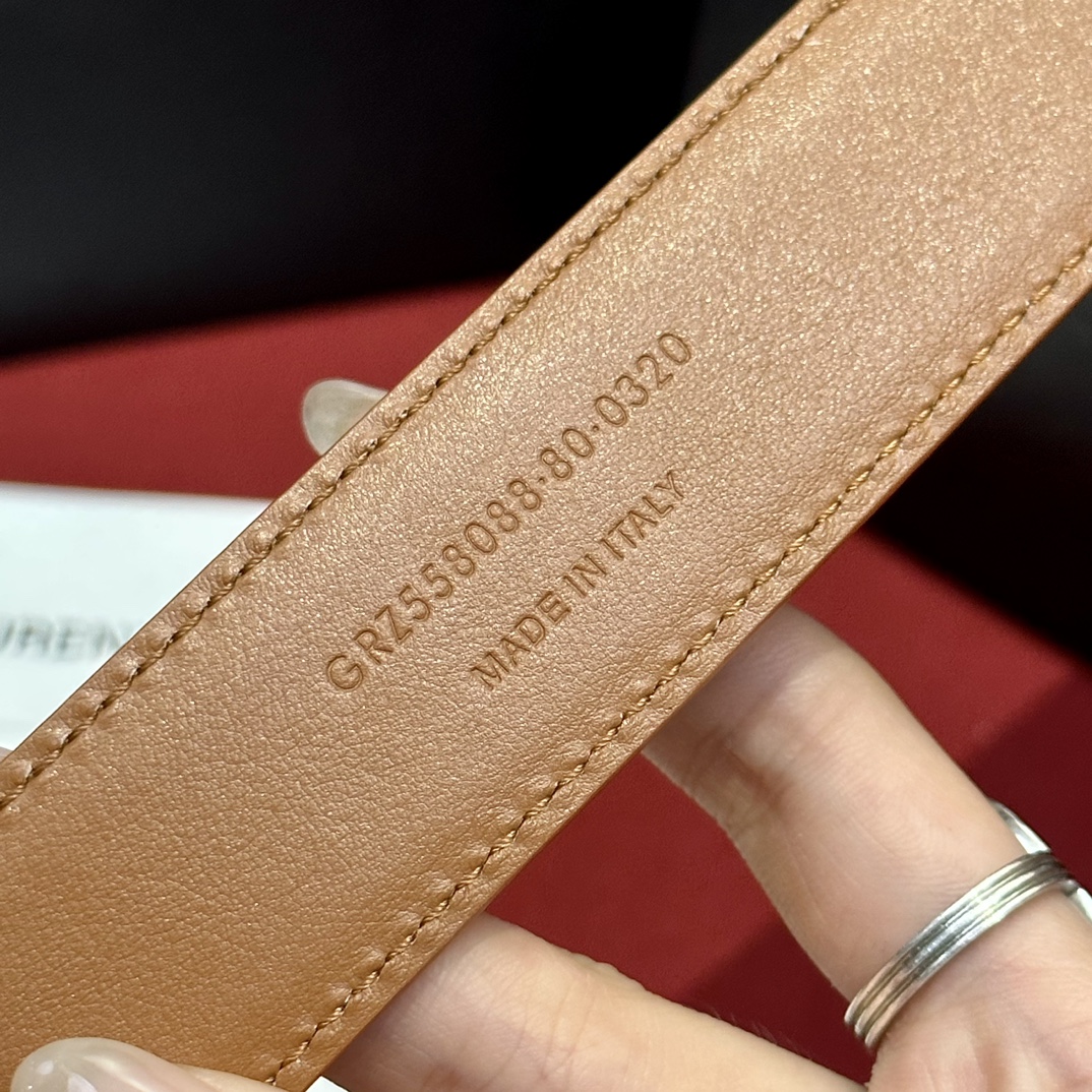 Saint Laurent Female Basic Belt 0mm-s-m-l