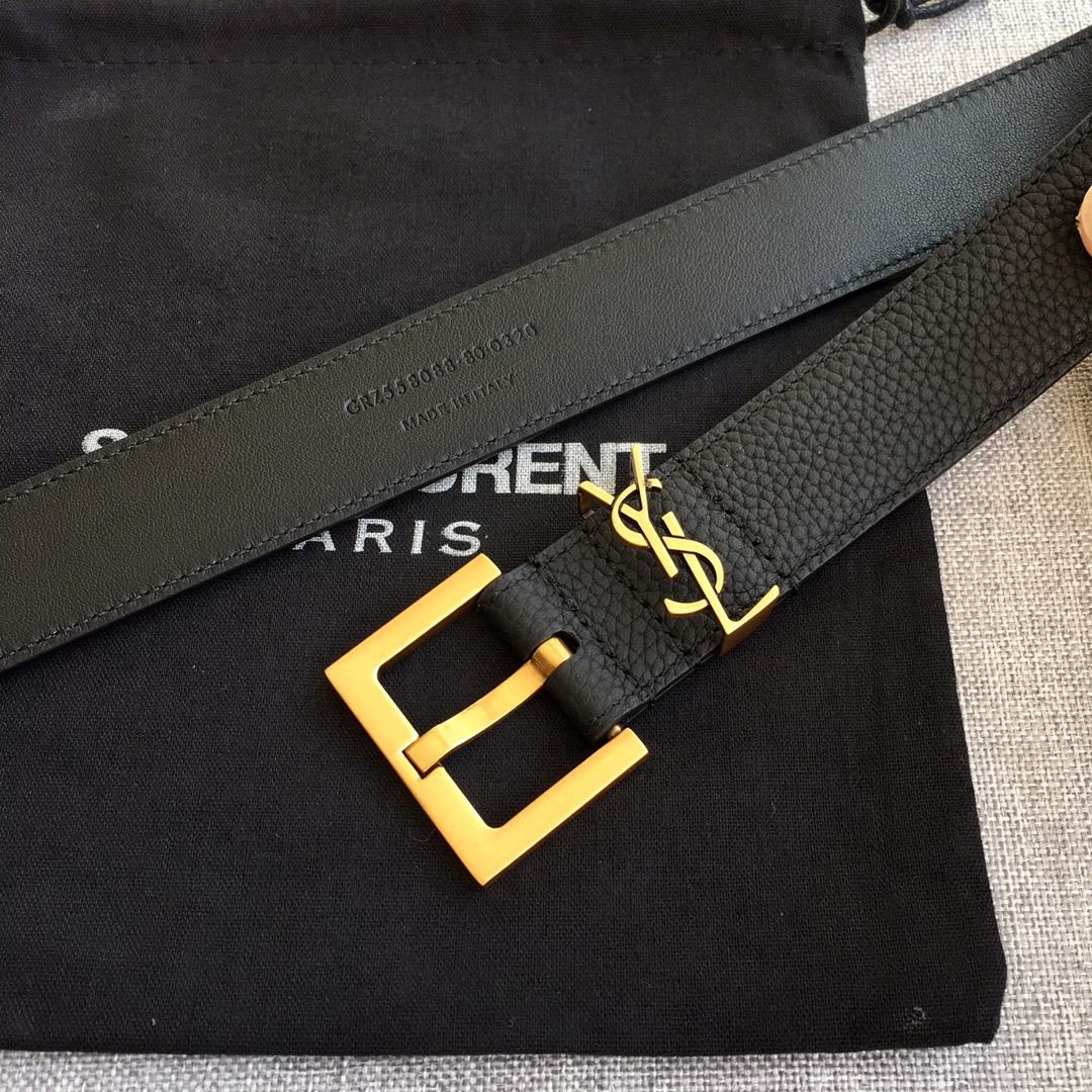 Saint Laurent Female Basic Belt M