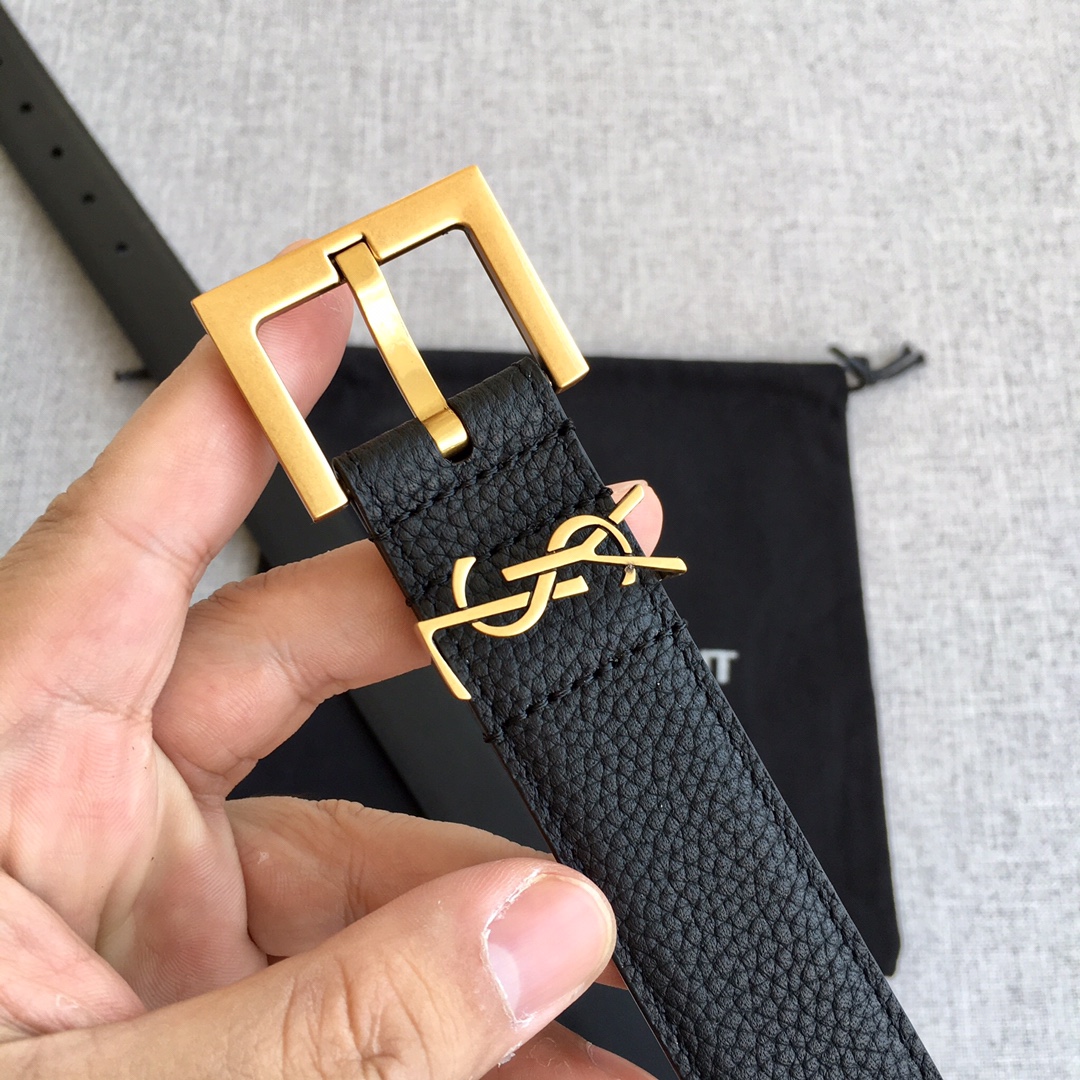Saint Laurent Female Basic Belt M