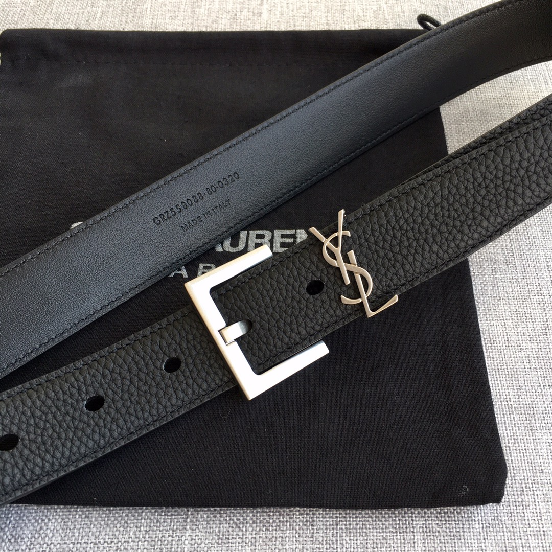 Saint Laurent Female Basic Belt M