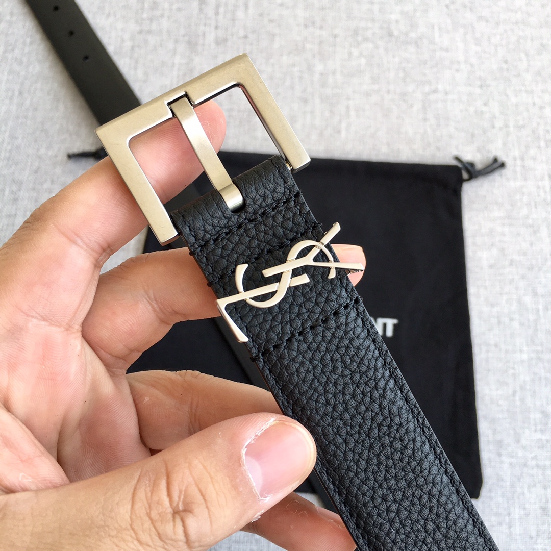 Saint Laurent Female Basic Belt M