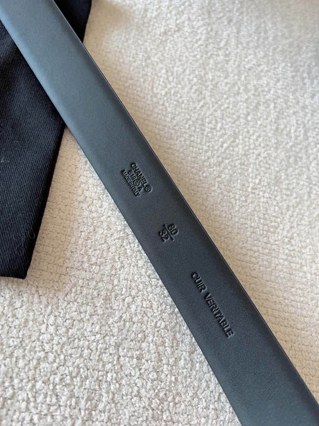 Chanel Female Basic Belt Cow Leather 30mm