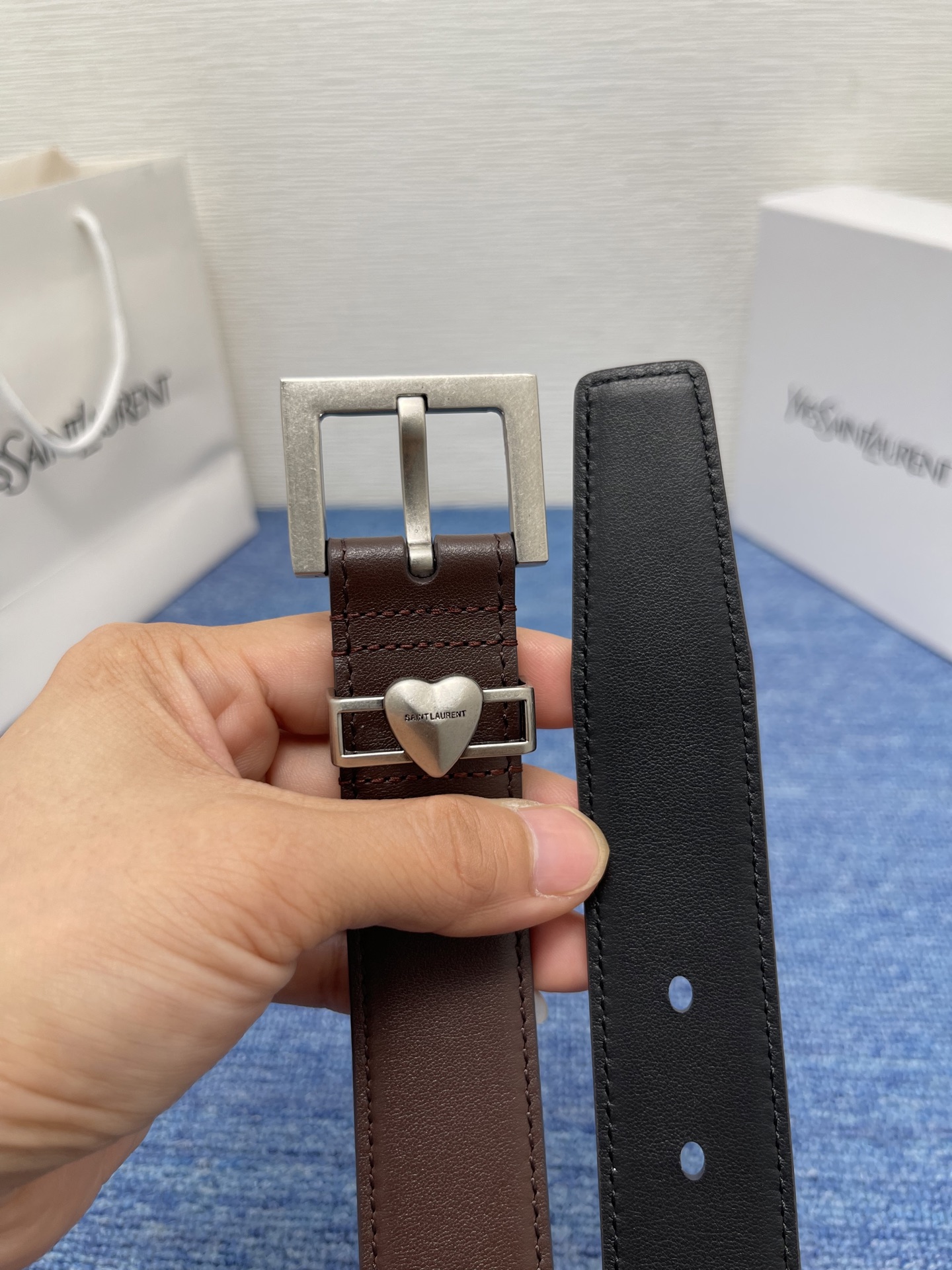 Saint Laurent Female Basic Belt S-m-l