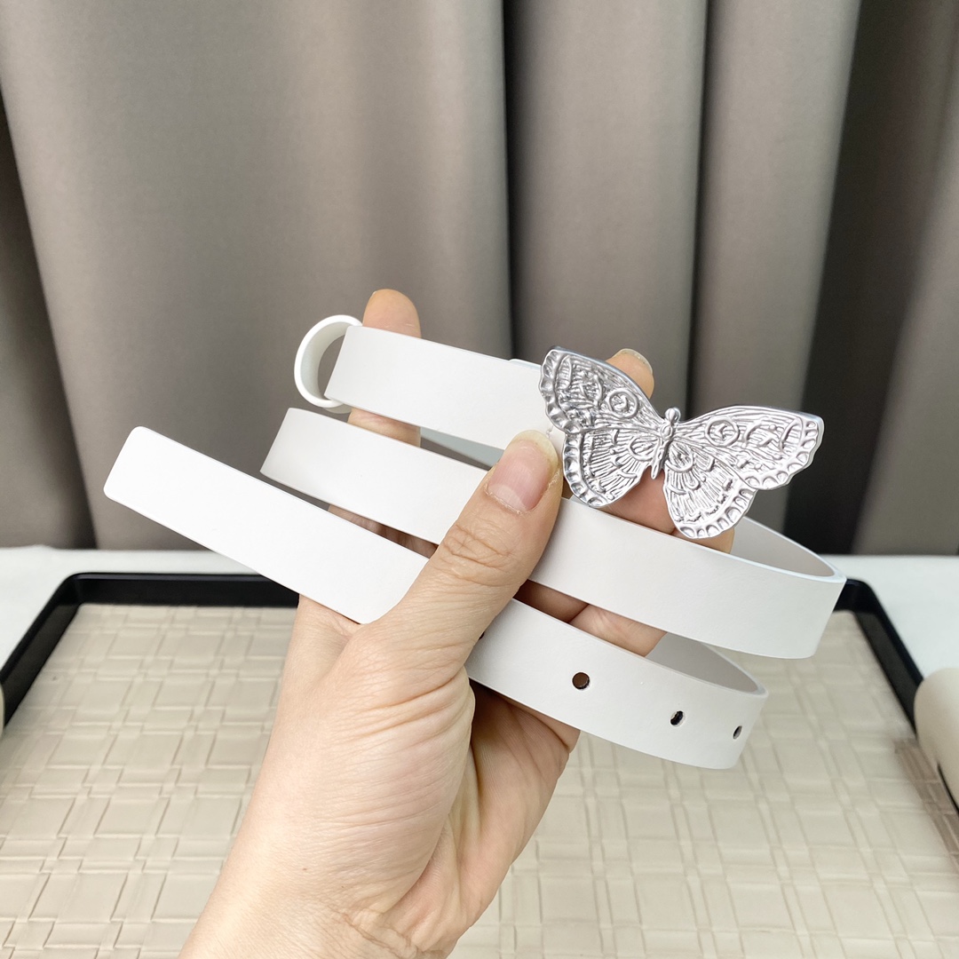 Dior Female Leather Belt Cow Leather M