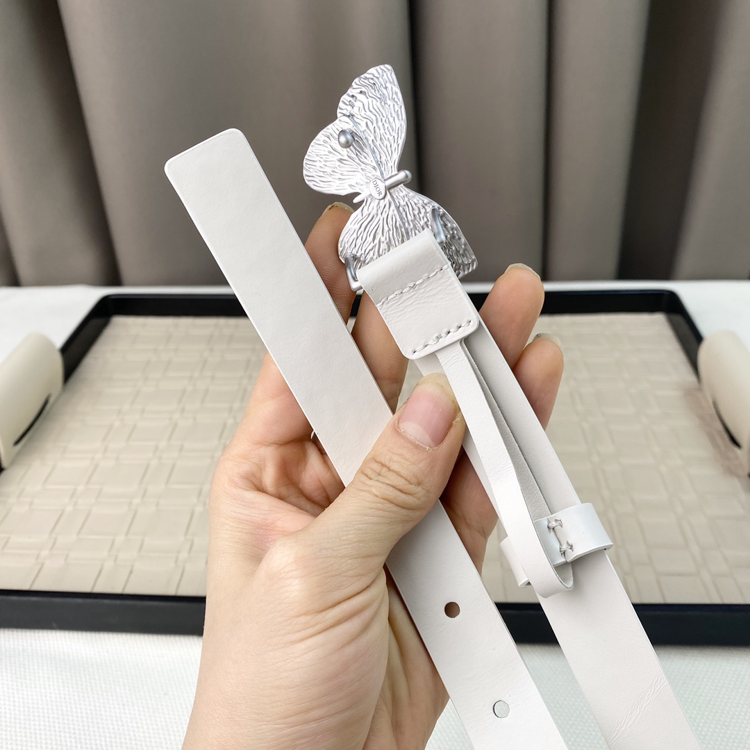 Dior Female Leather Belt Cow Leather M