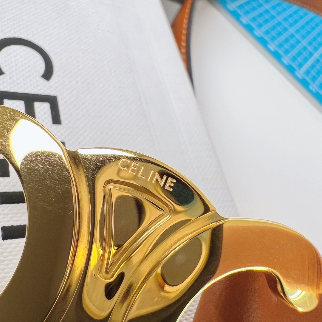 Celine Female Basic Belt Brown M-l