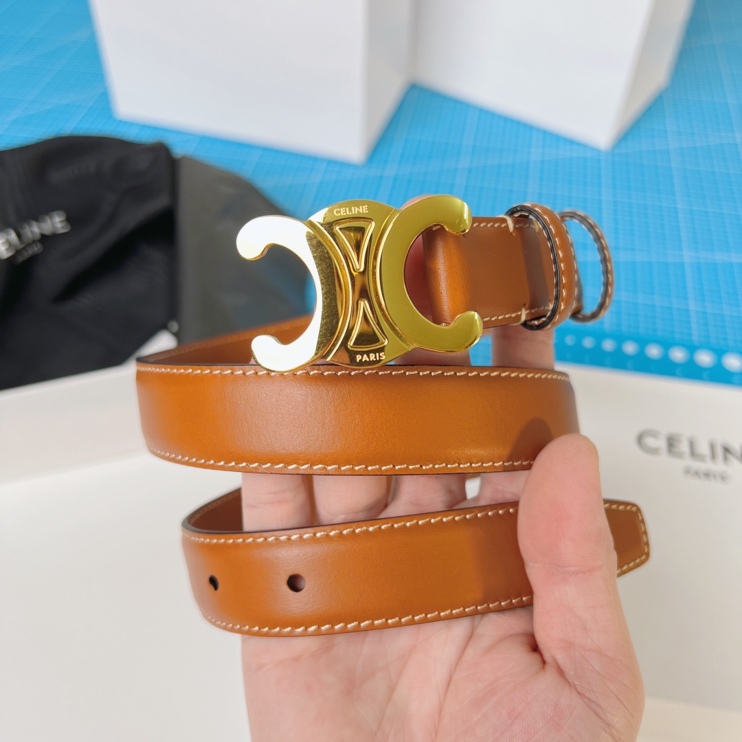 Celine Female Basic Belt Brown M-l