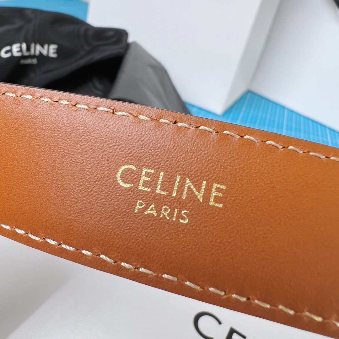 Celine Female Basic Belt Brown M-l