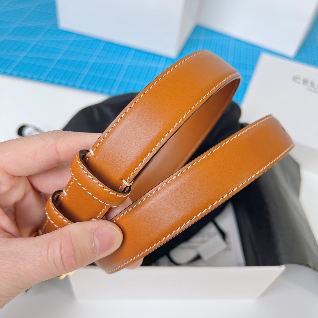 Celine Female Basic Belt Brown M-l