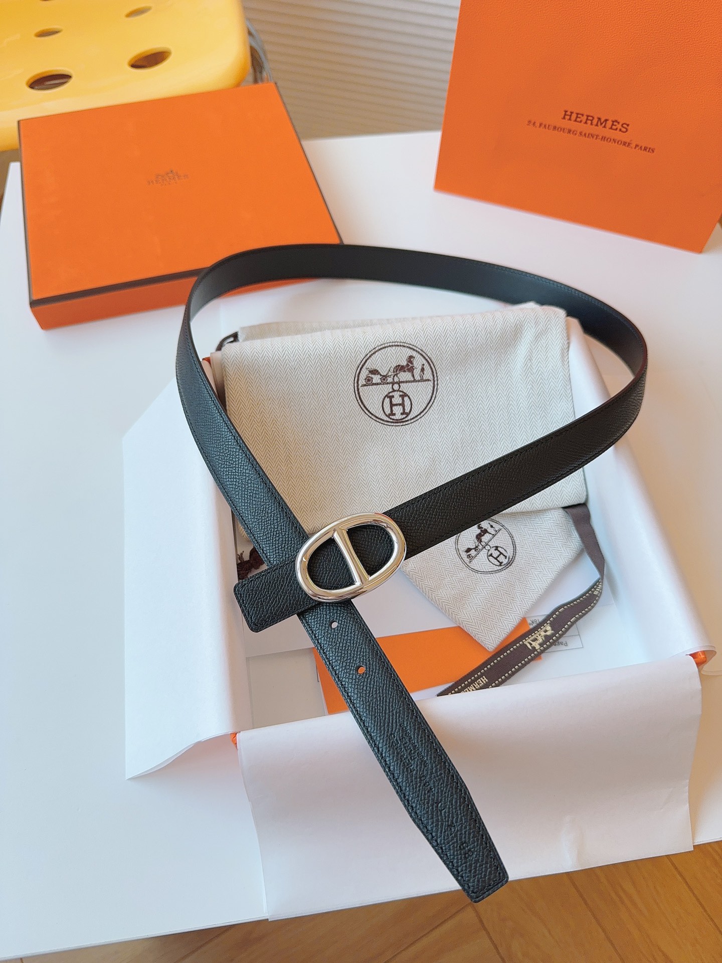Hermès Female Basic Belt Cow Leather S-m