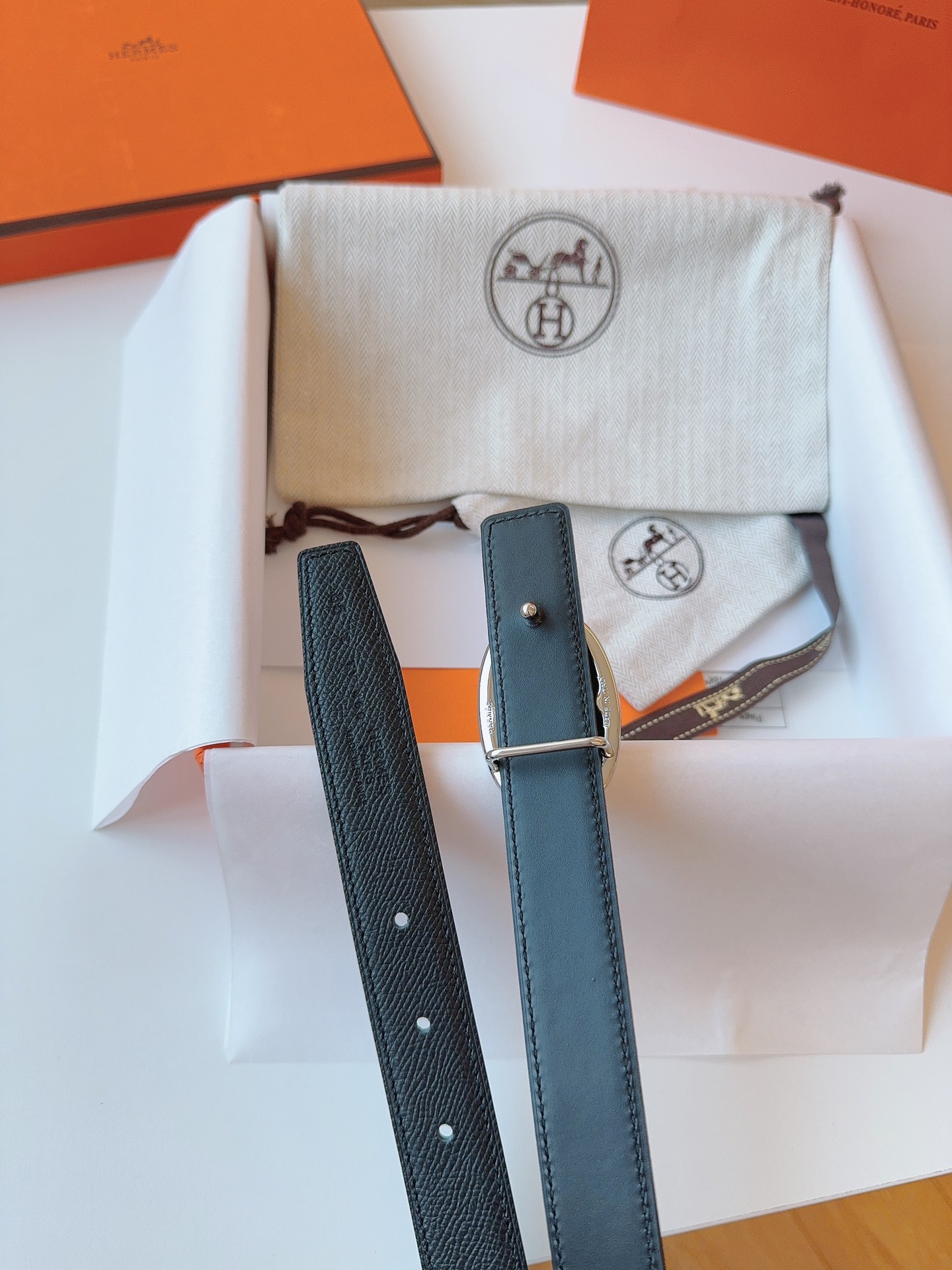 Hermès Female Basic Belt Cow Leather S-m