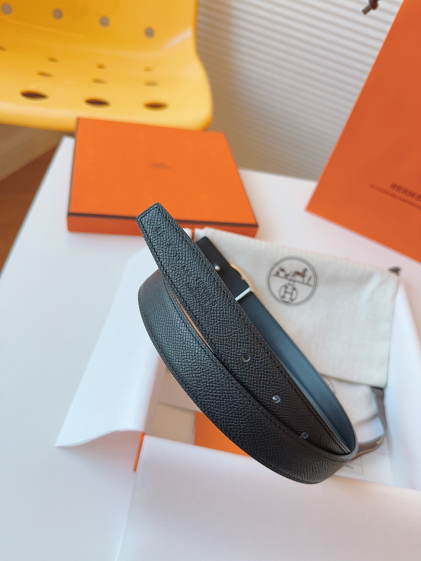 Hermès Female Basic Belt Cow Leather S-m