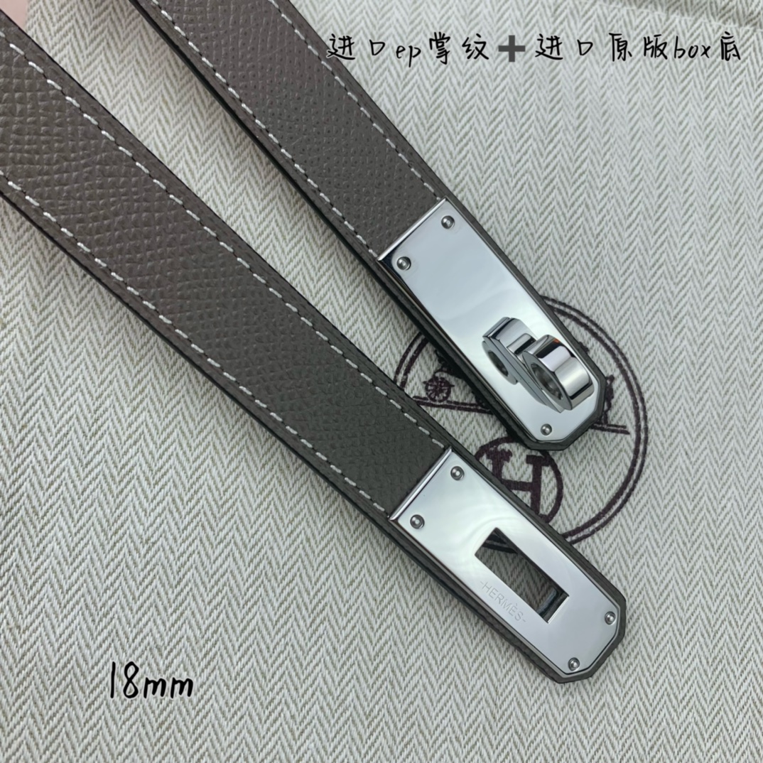 Hermès Female Basic Belt 18mm-s-m-l
