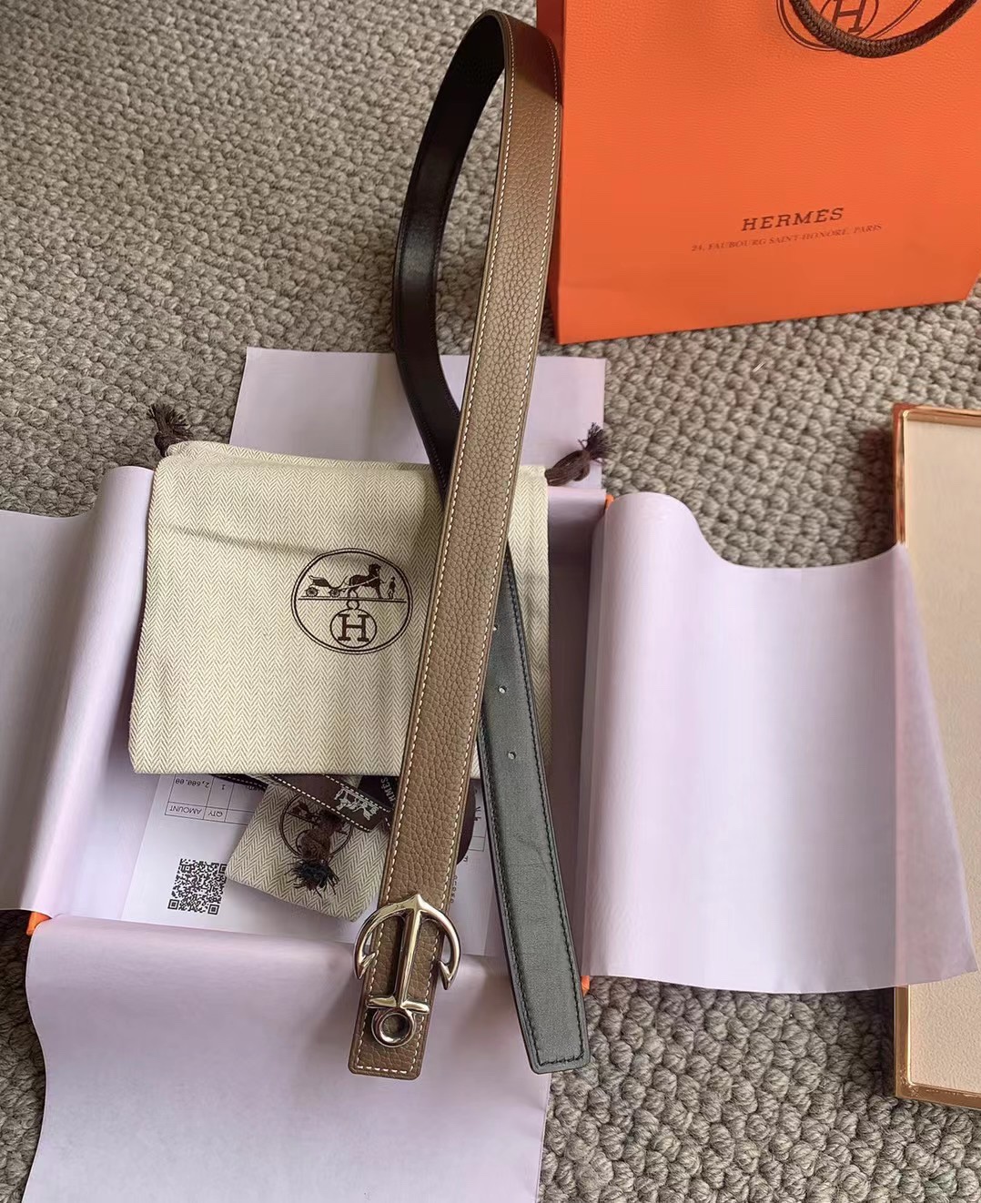 Hermès Female Basic Belt S-m