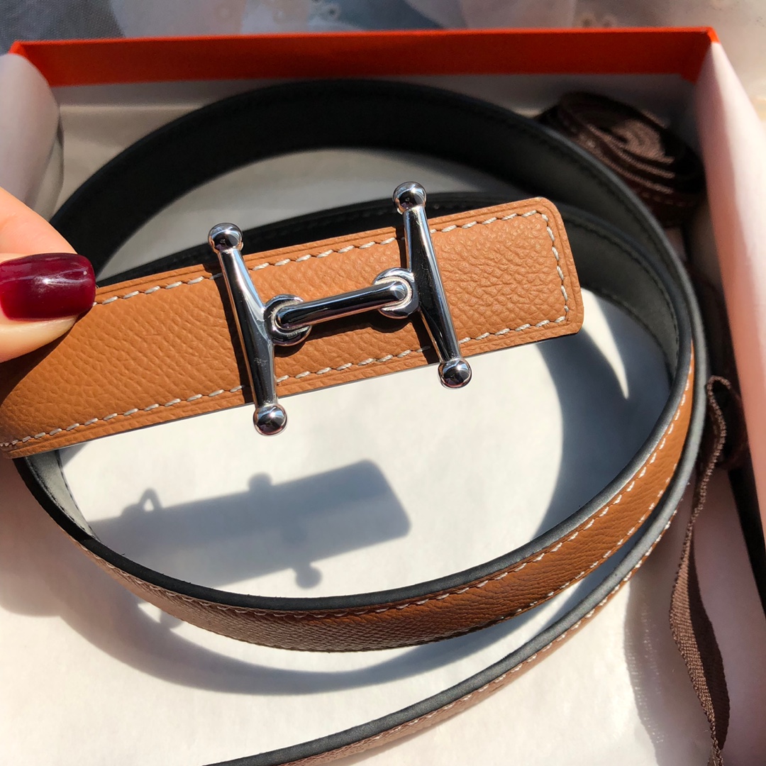 Hermès Female Leather Belt Cow Leather S-m