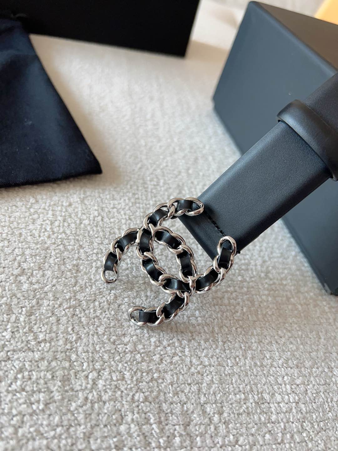 Chanel Female Basic Belt Cow Leather 30mm