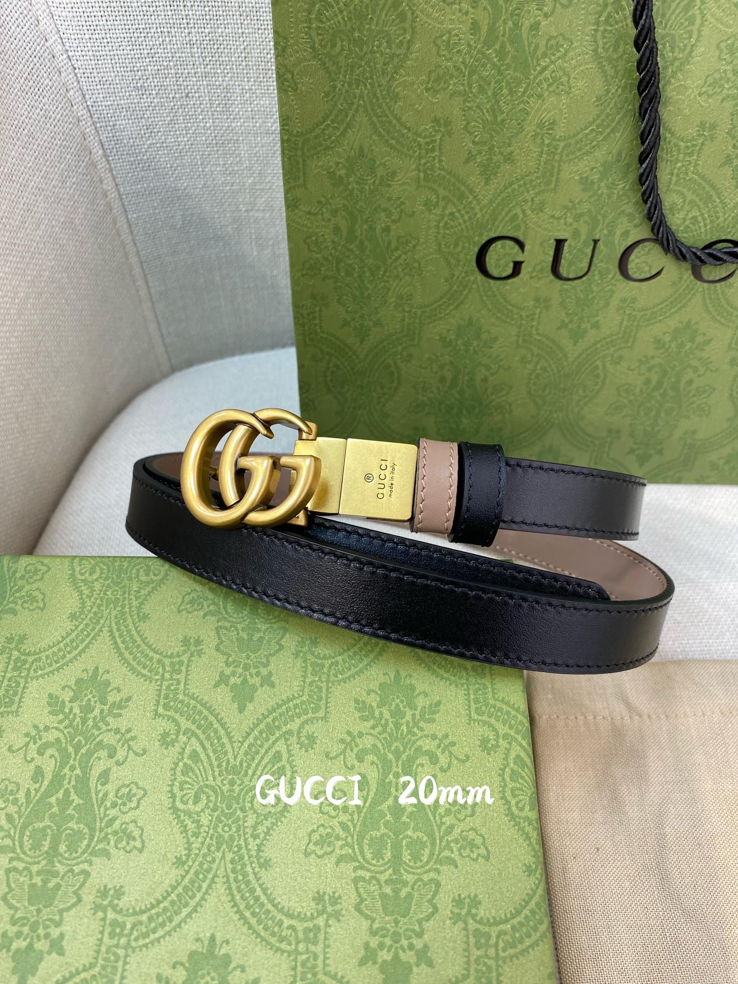 Female Basic Belt Cow Leather 20mm