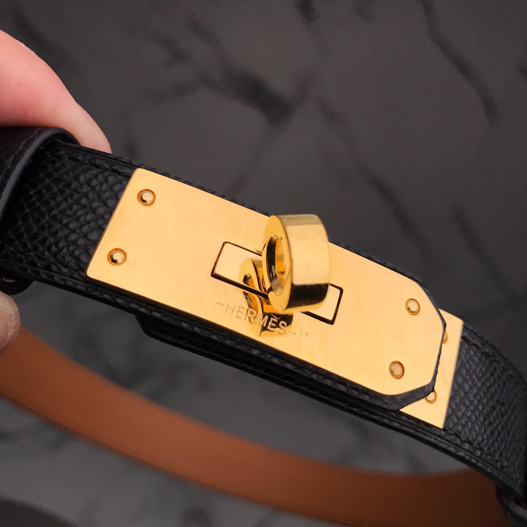 Hermès Female Leather Belt Cow Leather S-m