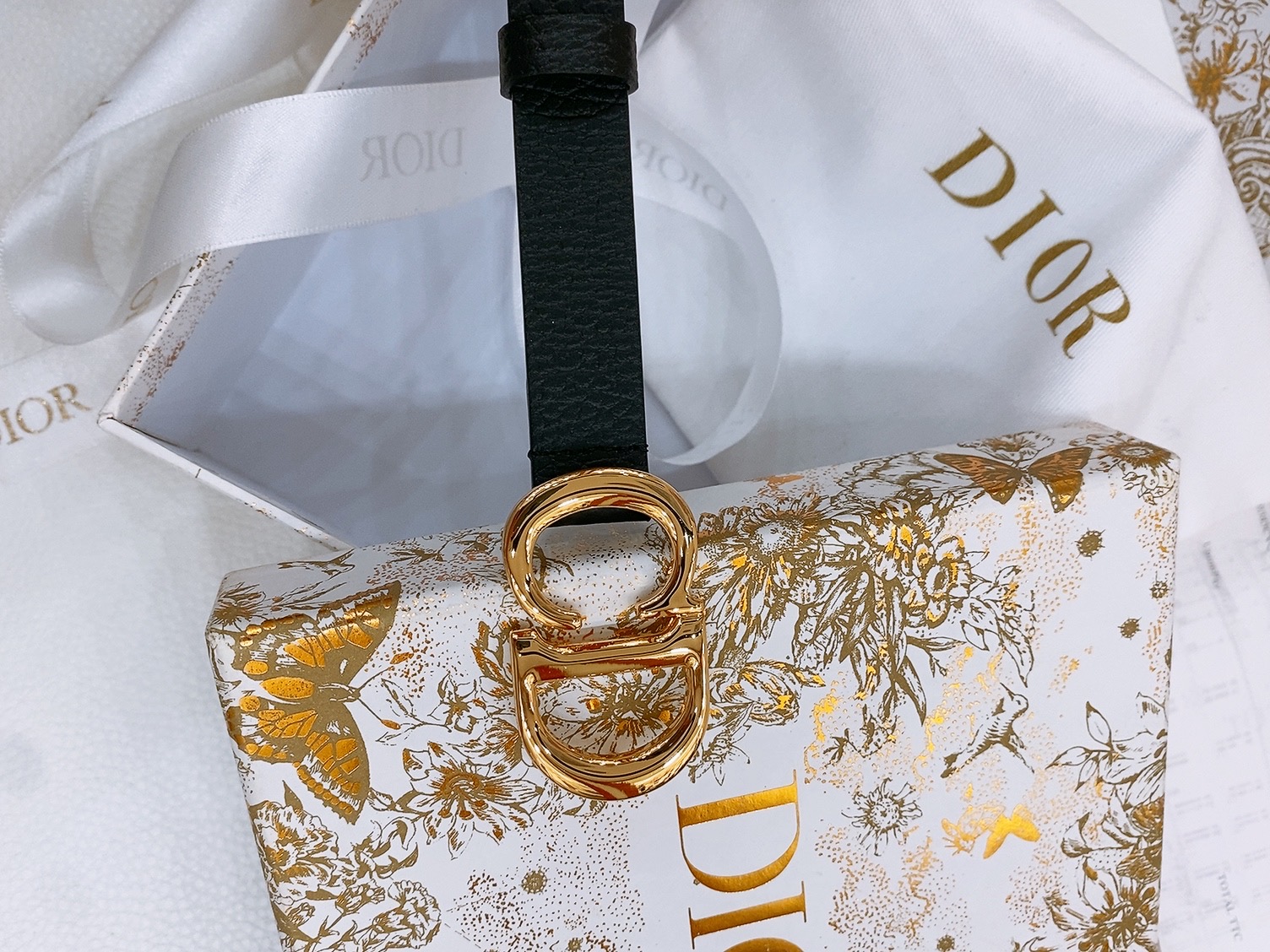 Dior Female Basic Belt Cow Leather S-m-l