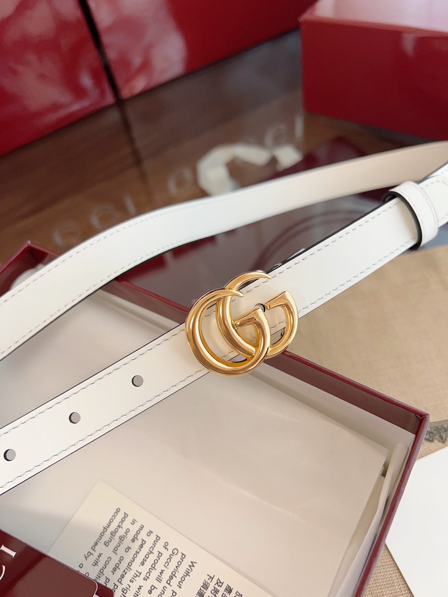 Gucci Female Basic Belt Cow Leather M-l