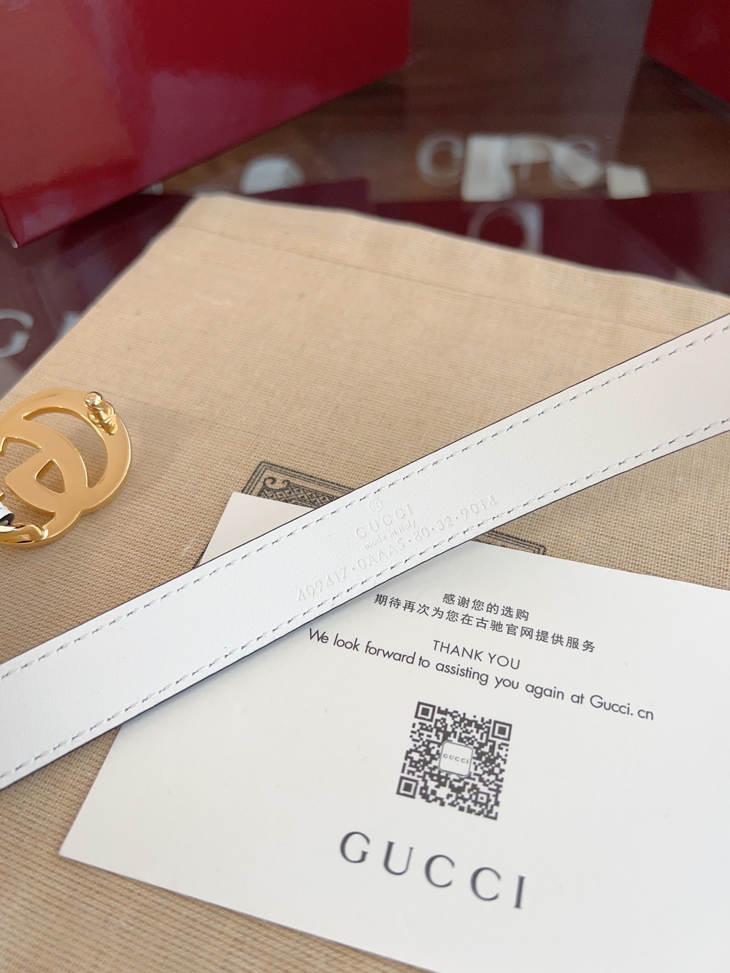 Gucci Female Basic Belt Cow Leather M-l