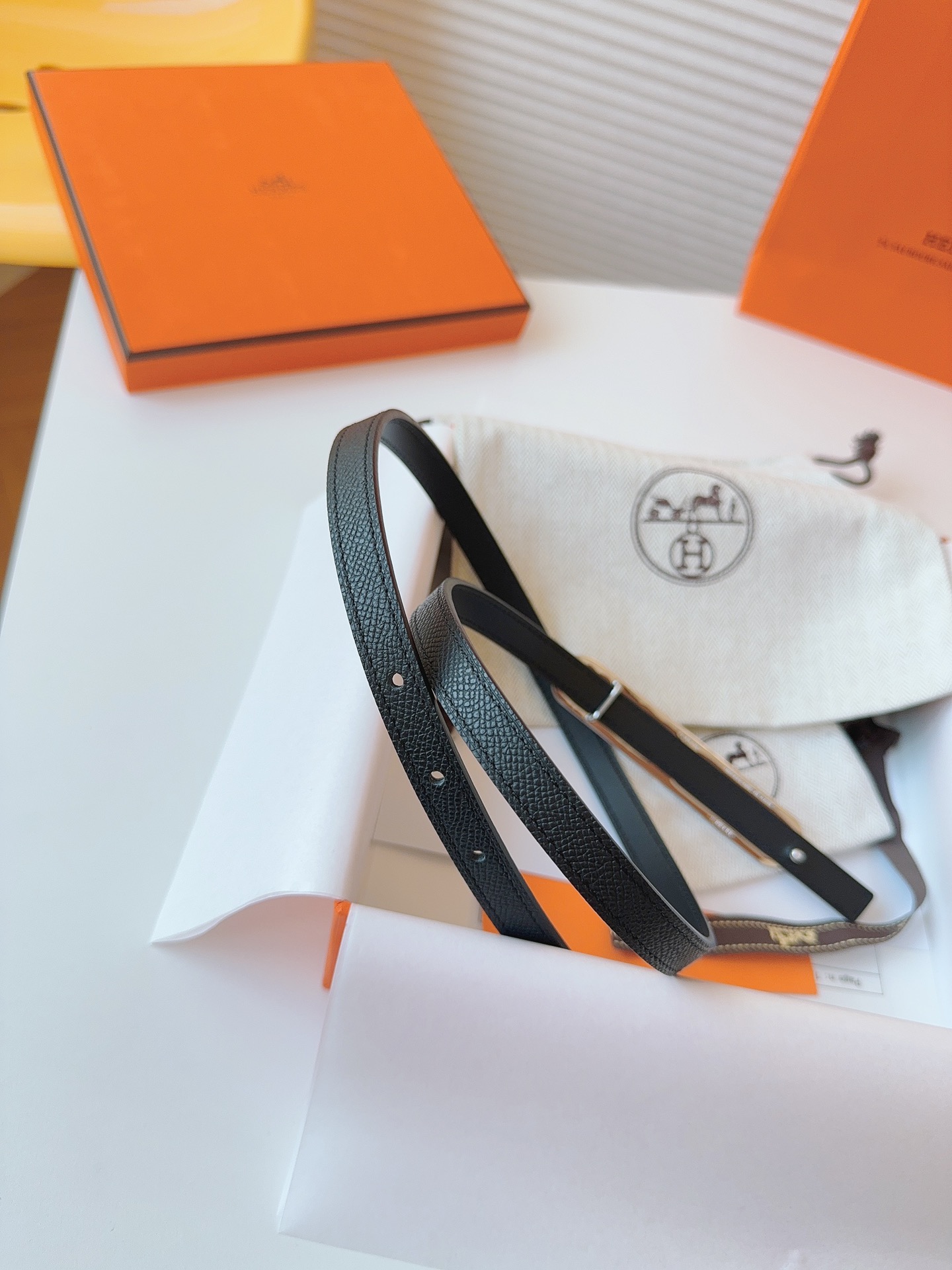 Hermès Female Basic Belt Cow Leather S-m