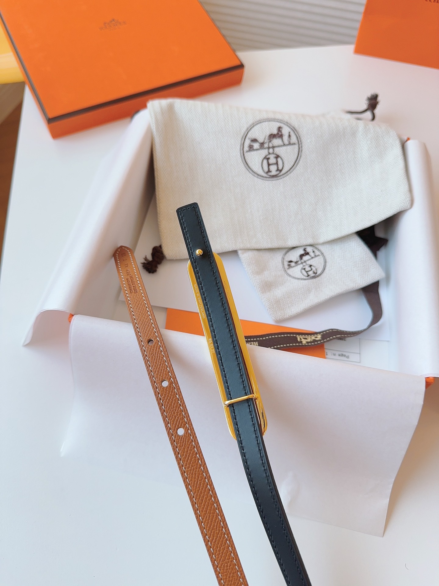 Hermès Female Basic Belt Cow Leather S-m