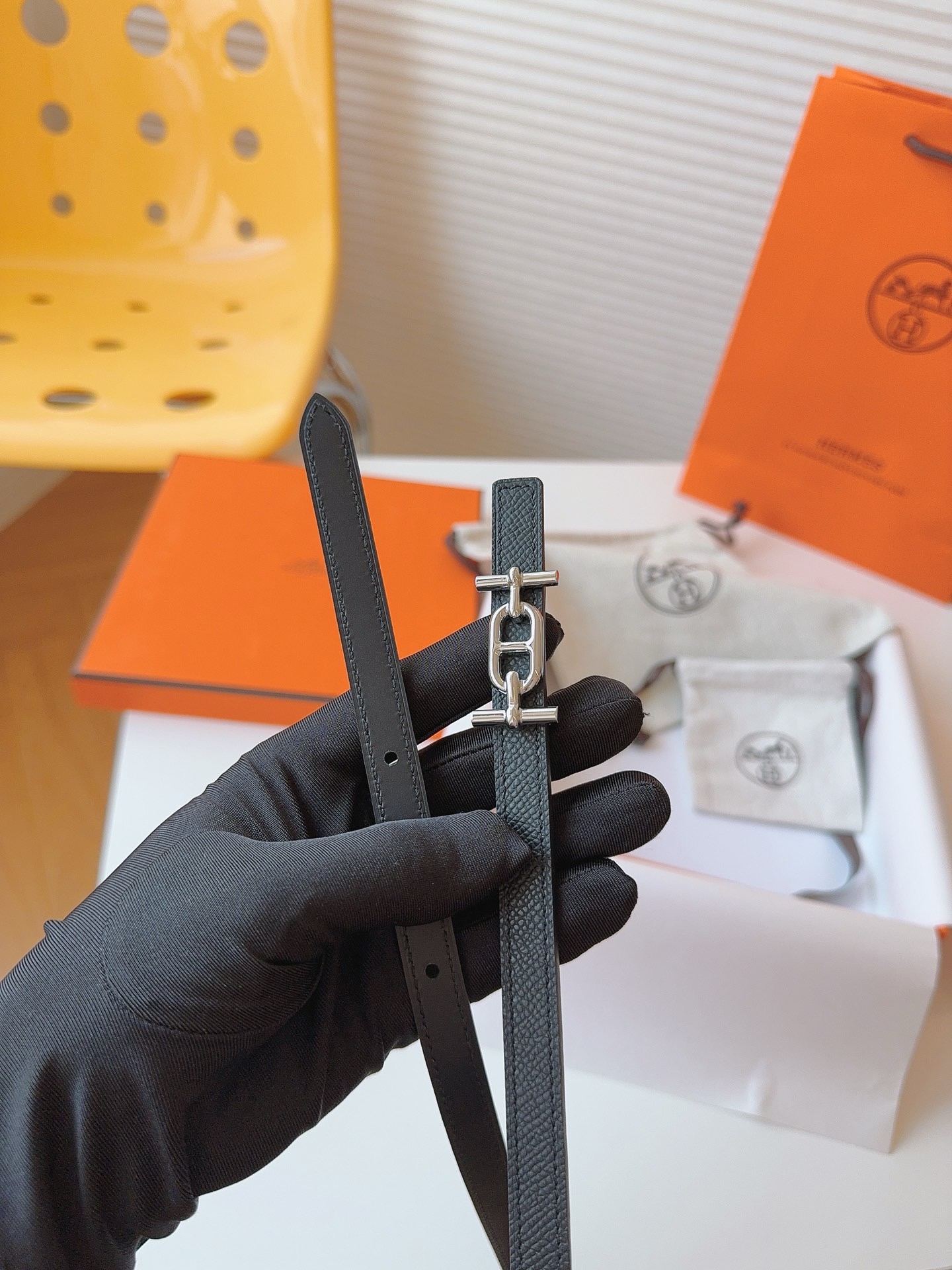 Hermès Female Basic Belt Cow Leather S-m