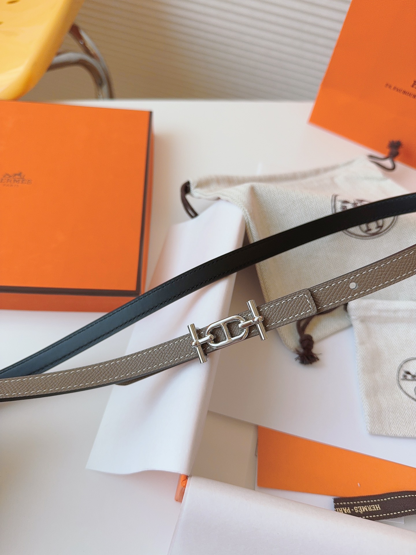 Hermès Female Basic Belt Cow Leather S-m
