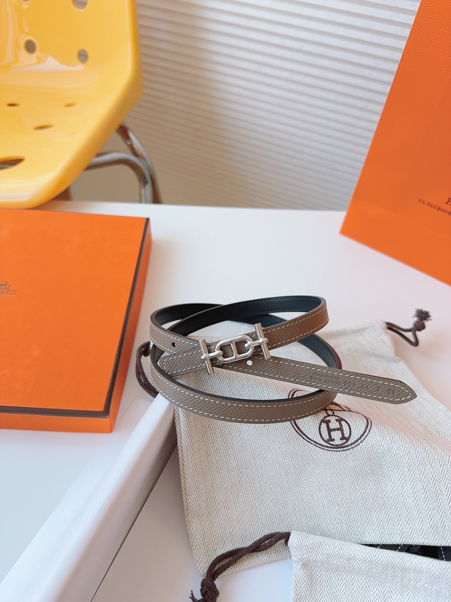 Hermès Female Basic Belt Cow Leather S-m