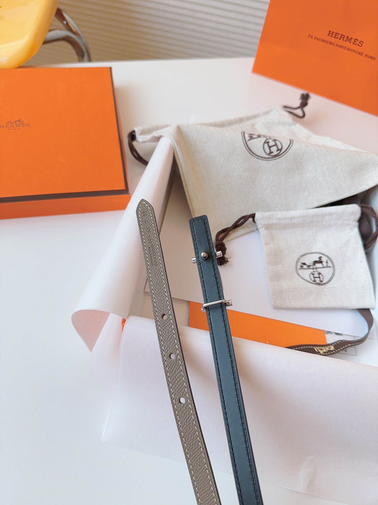 Hermès Female Basic Belt Cow Leather S-m